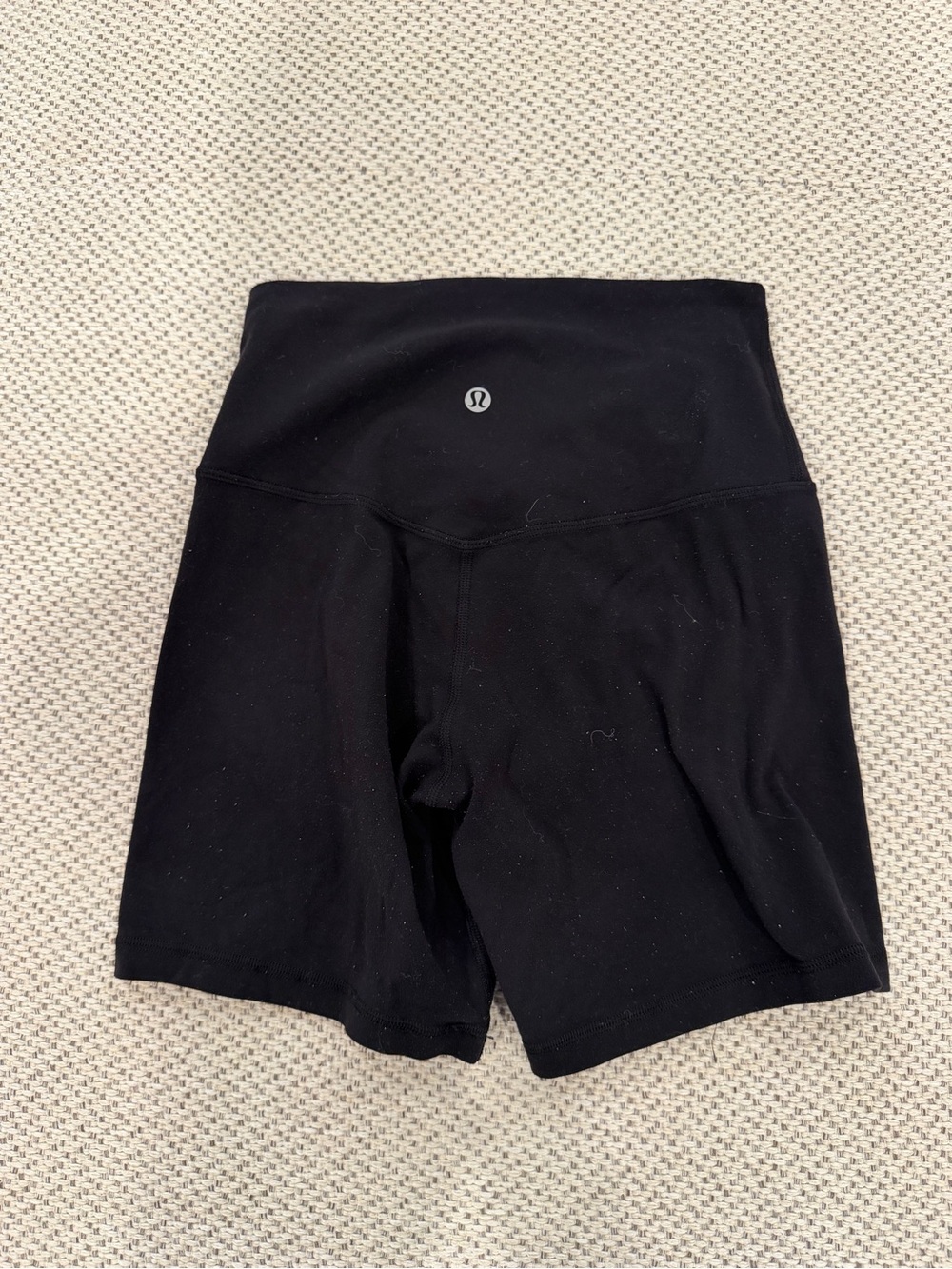lululemon athletica Black High-Rise Bike Shorts